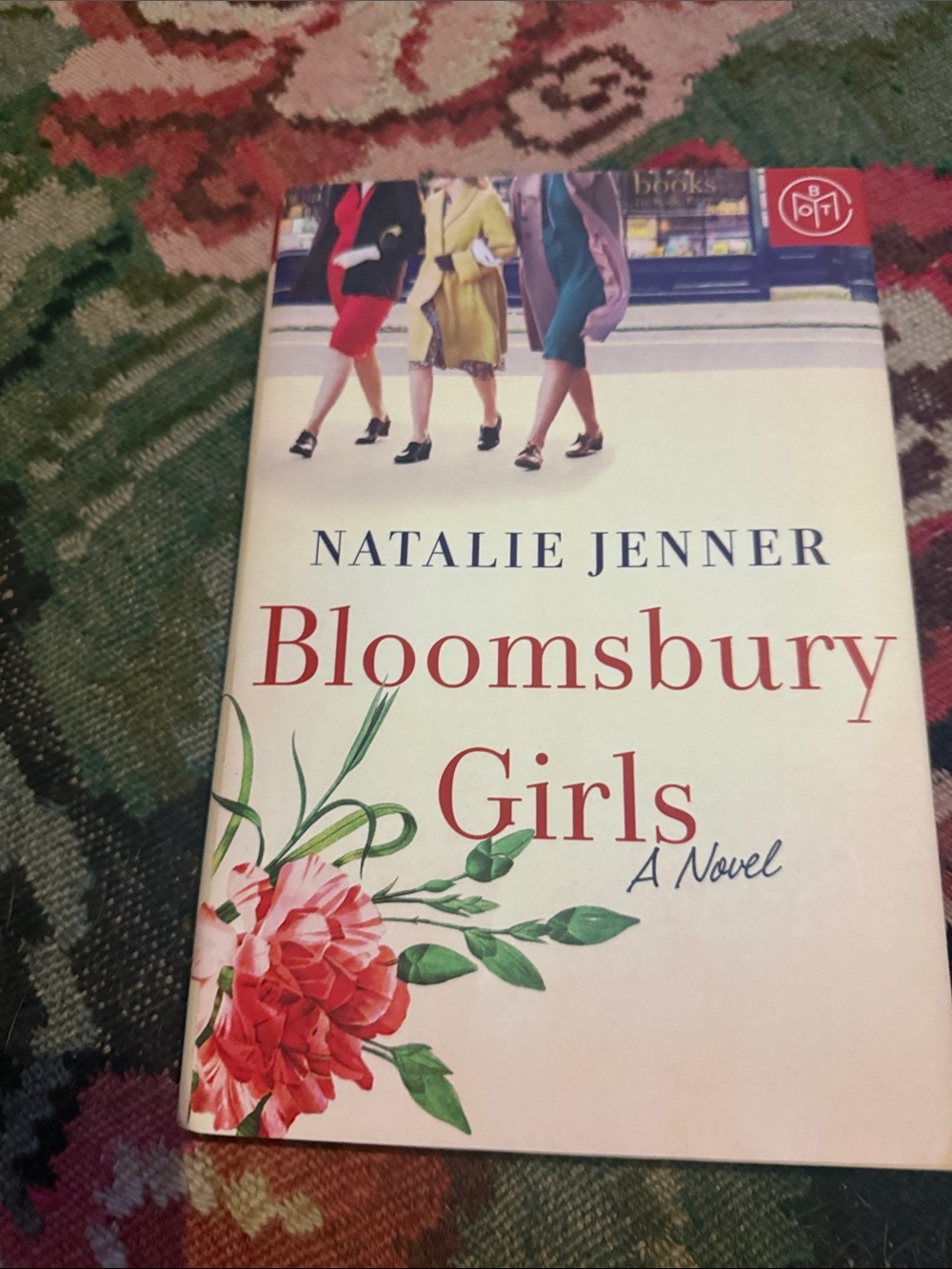 Bloomsbury Girls by Natalie Jenner - Hardcover Novel with Floral Cover